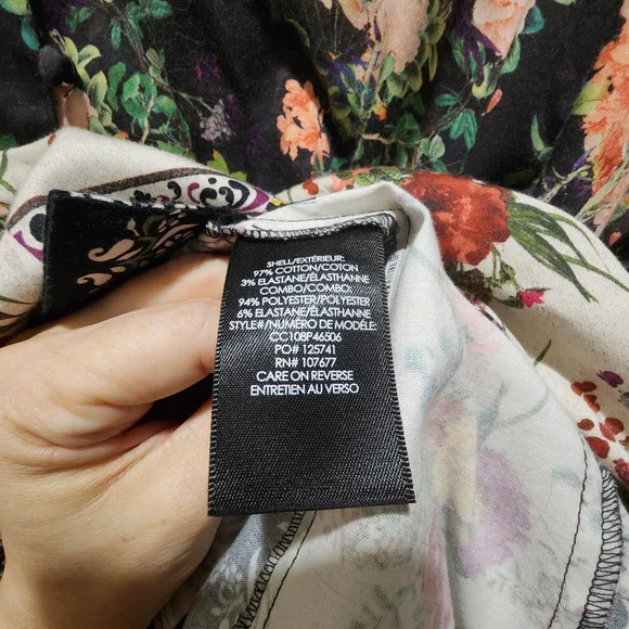 ALICE + OLIVIA ANIS FLORAL MOCK NECK MINI DRESS Sz 6 - Picture 5 of 12